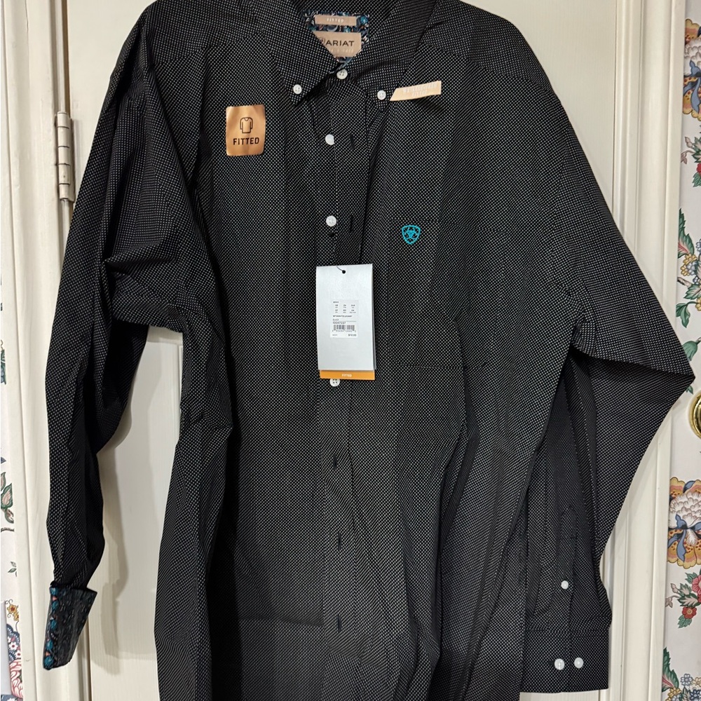 Ariat Black Fitted Button-Up Shirt